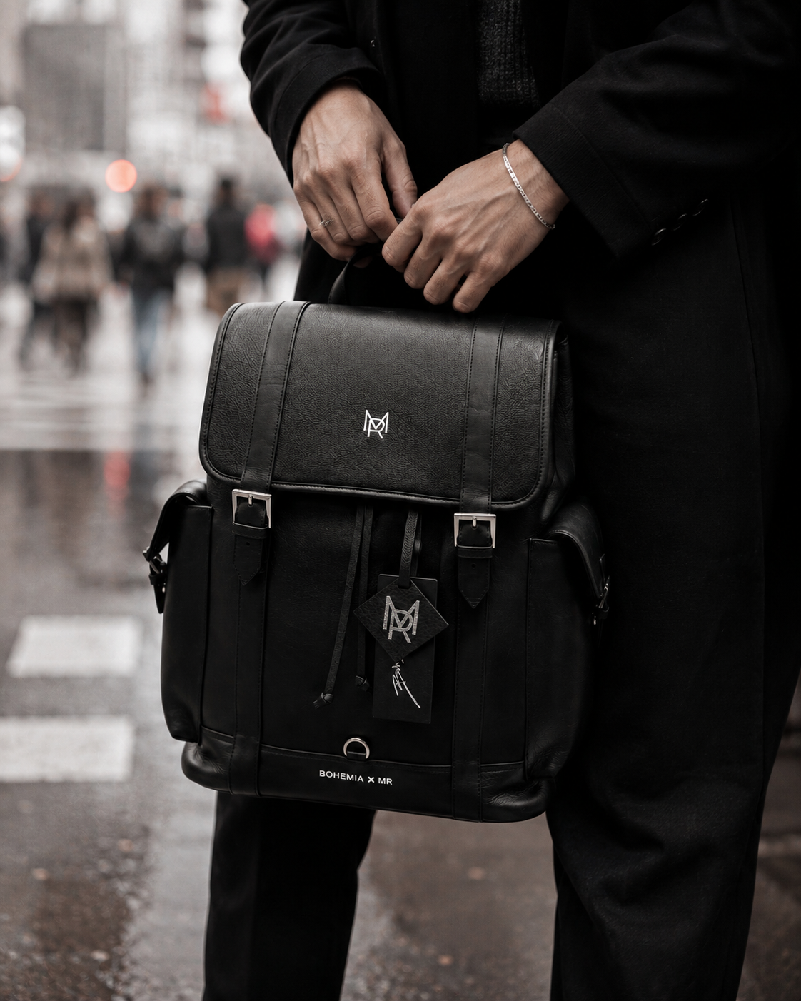 BOHEMIA x MR Maverick Black BackPack