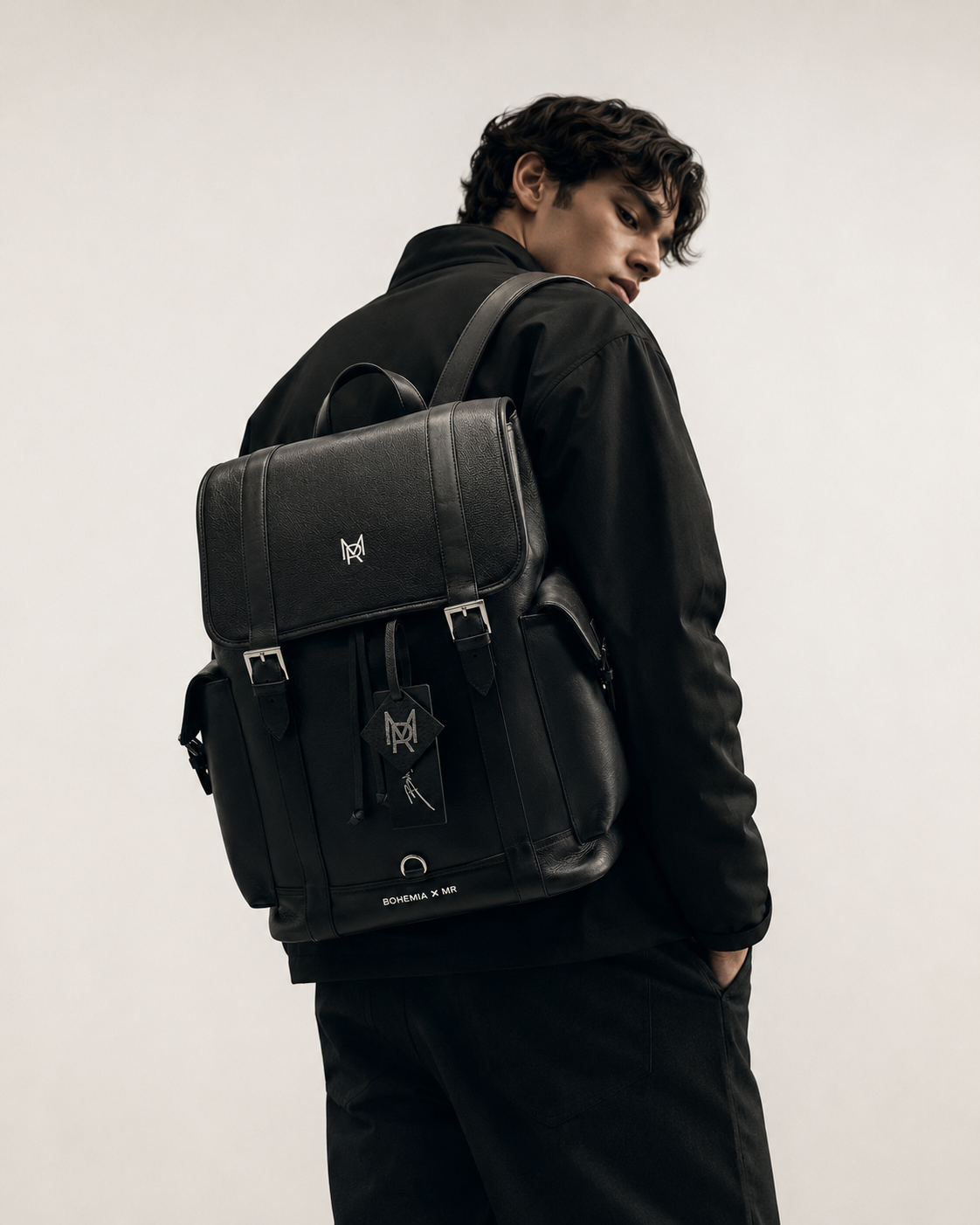 BOHEMIA x MR Maverick Black BackPack