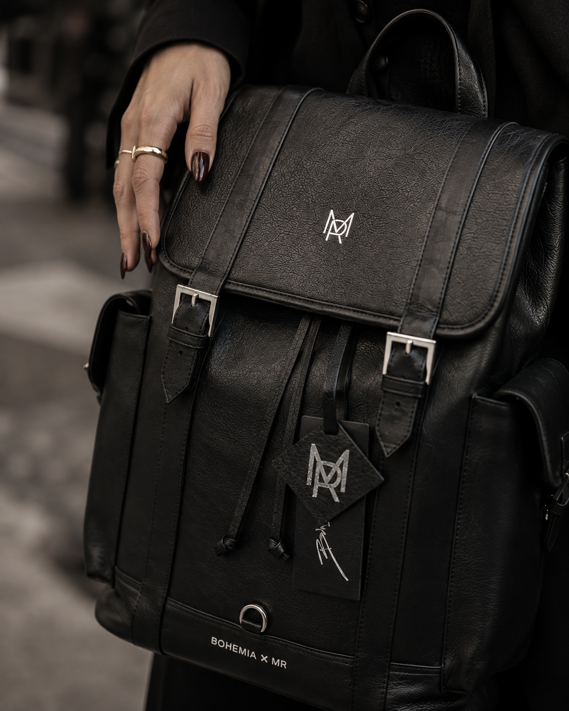 BOHEMIA x MR Maverick Black BackPack
