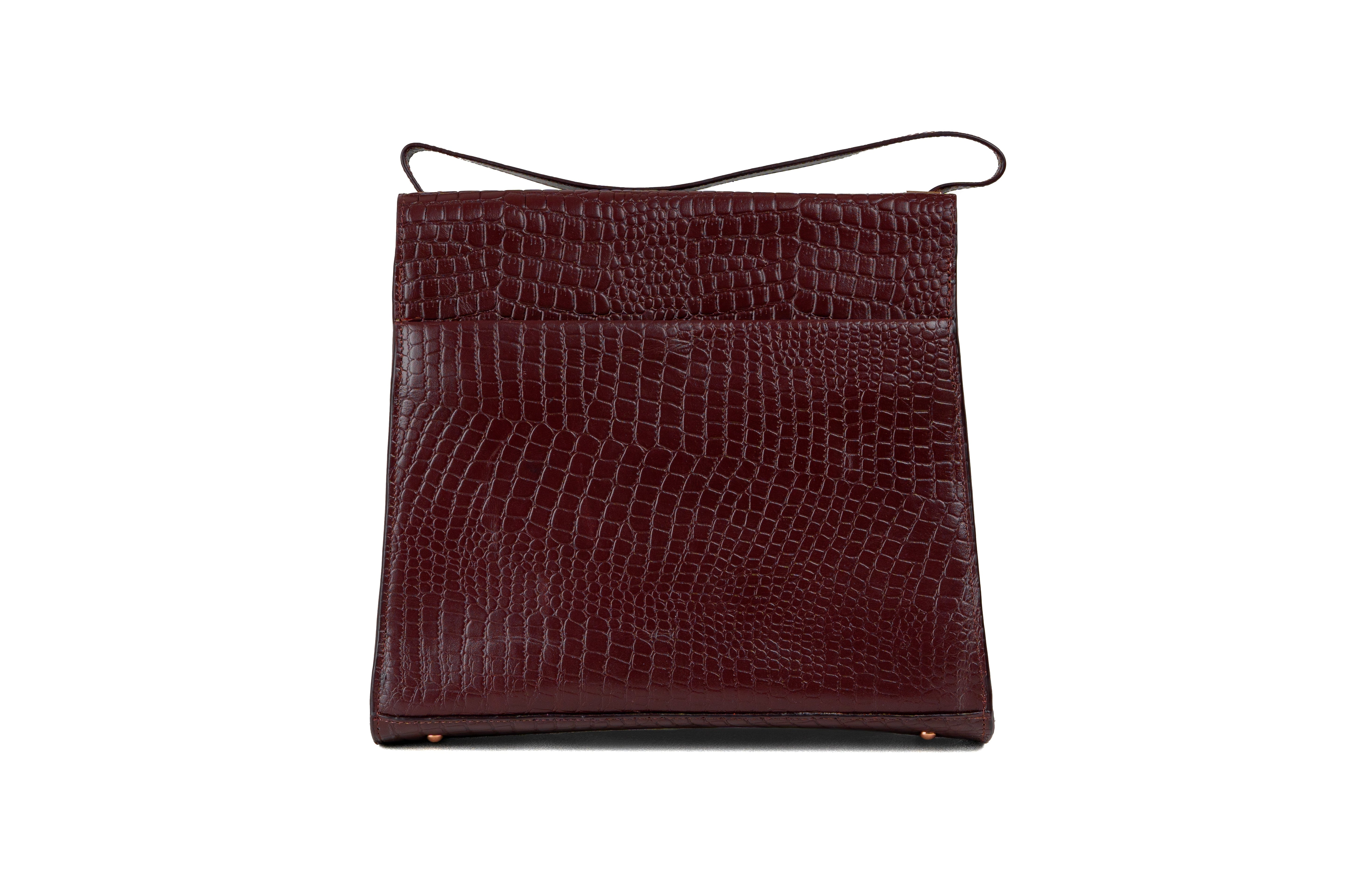 Maison Rahisi Cosmos Burgundy Bag