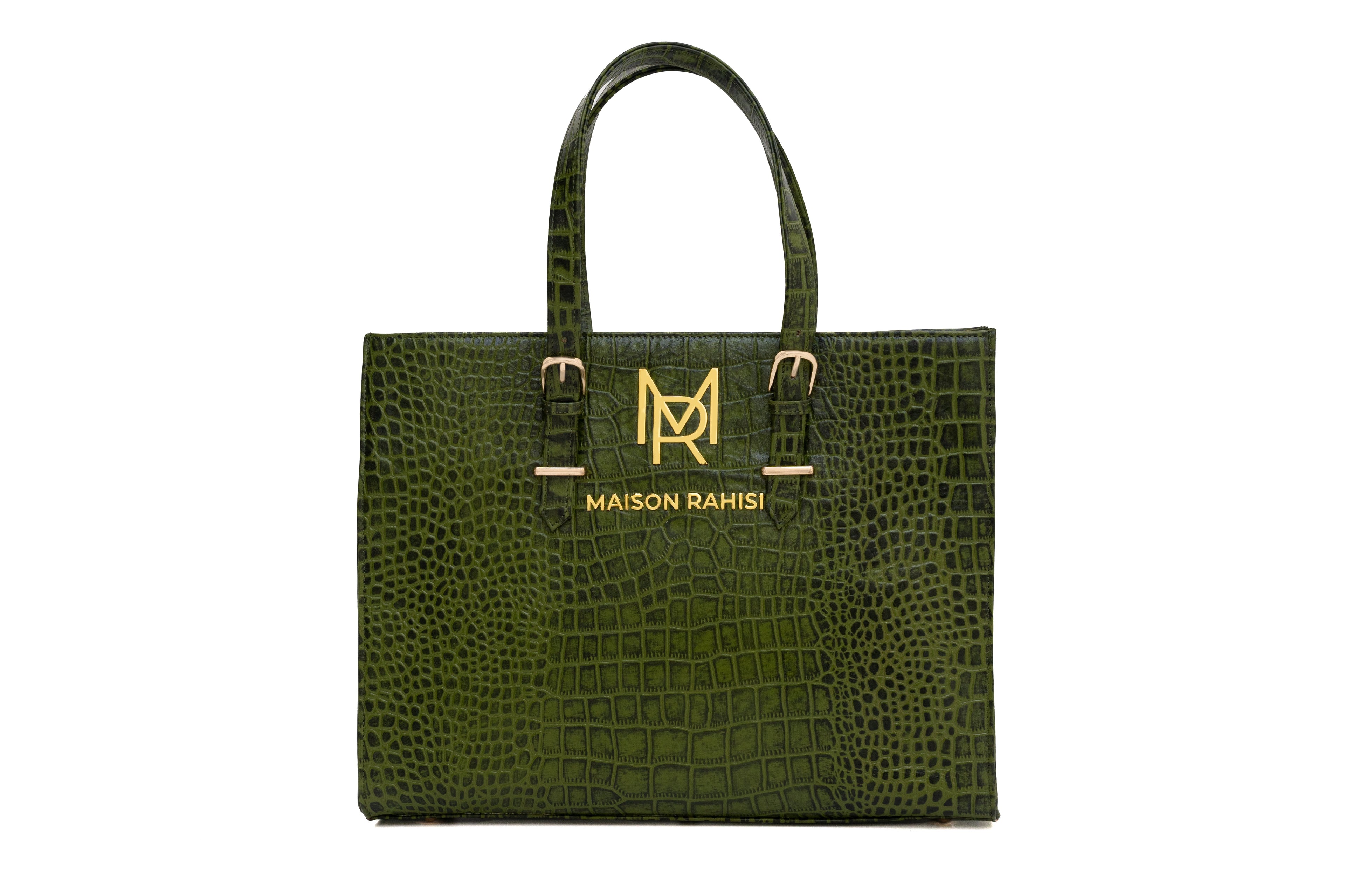 Maison Rahisi Absalon Green Tote Bag