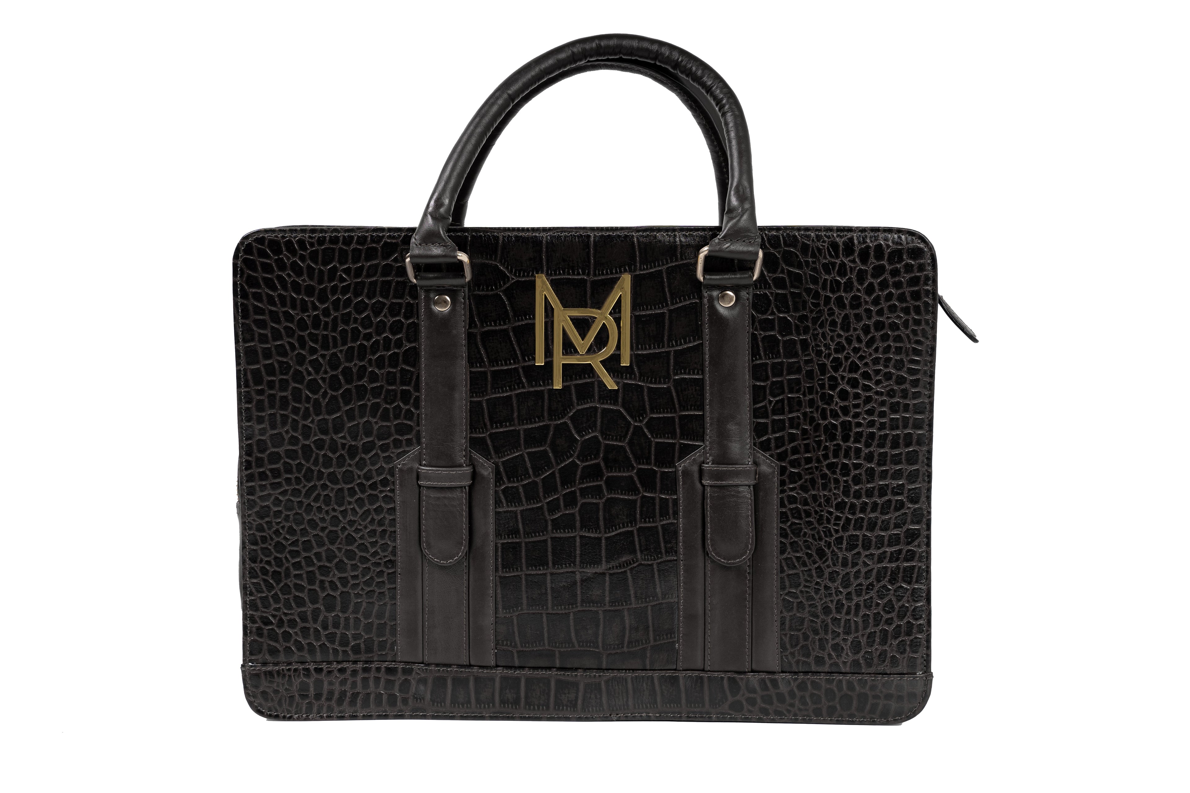 Maison Rahisi Black Bergamot Laptop Bag