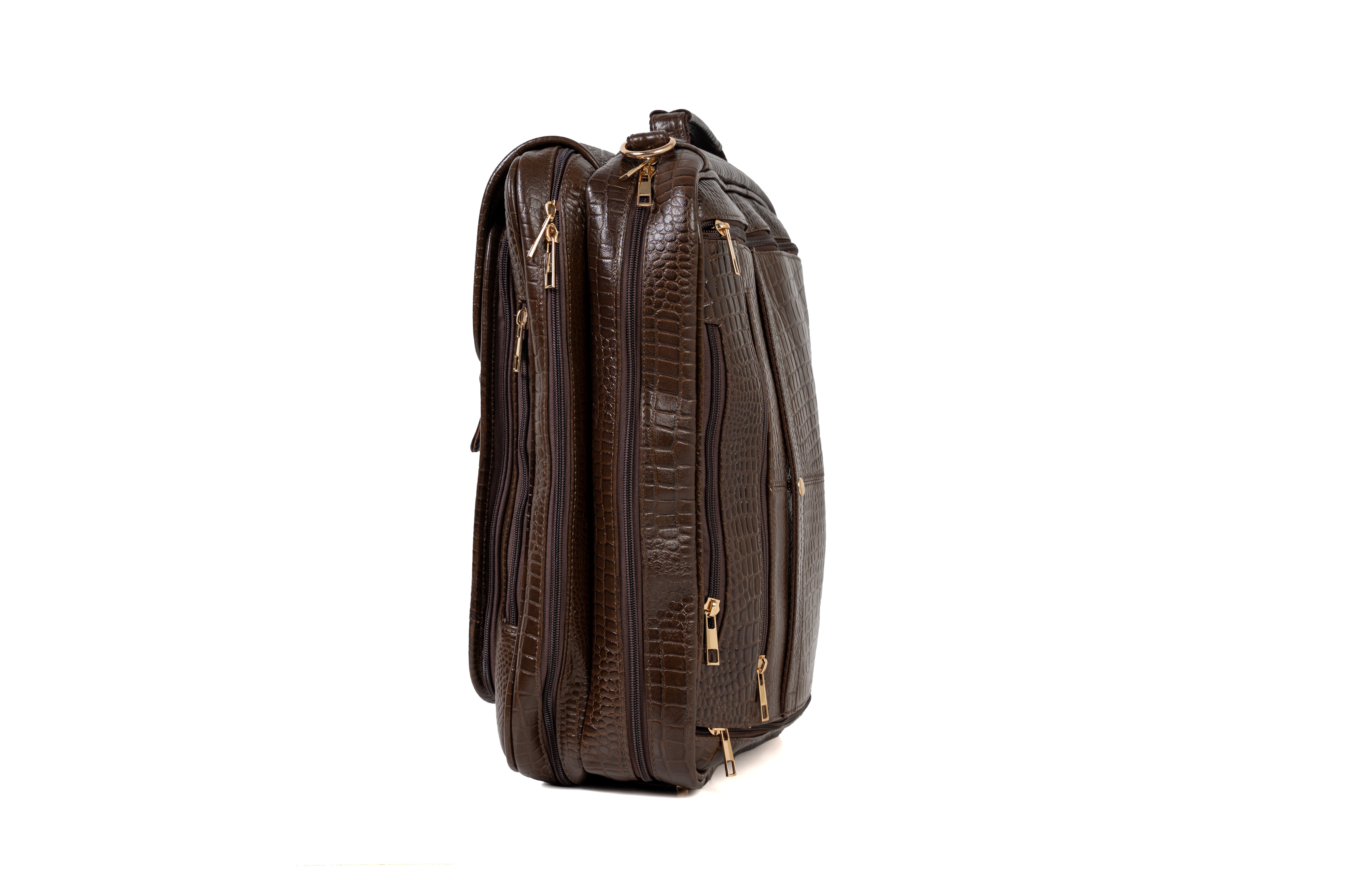 Maison Rahisi Voyager Cocoa Brown Multi Utility bag