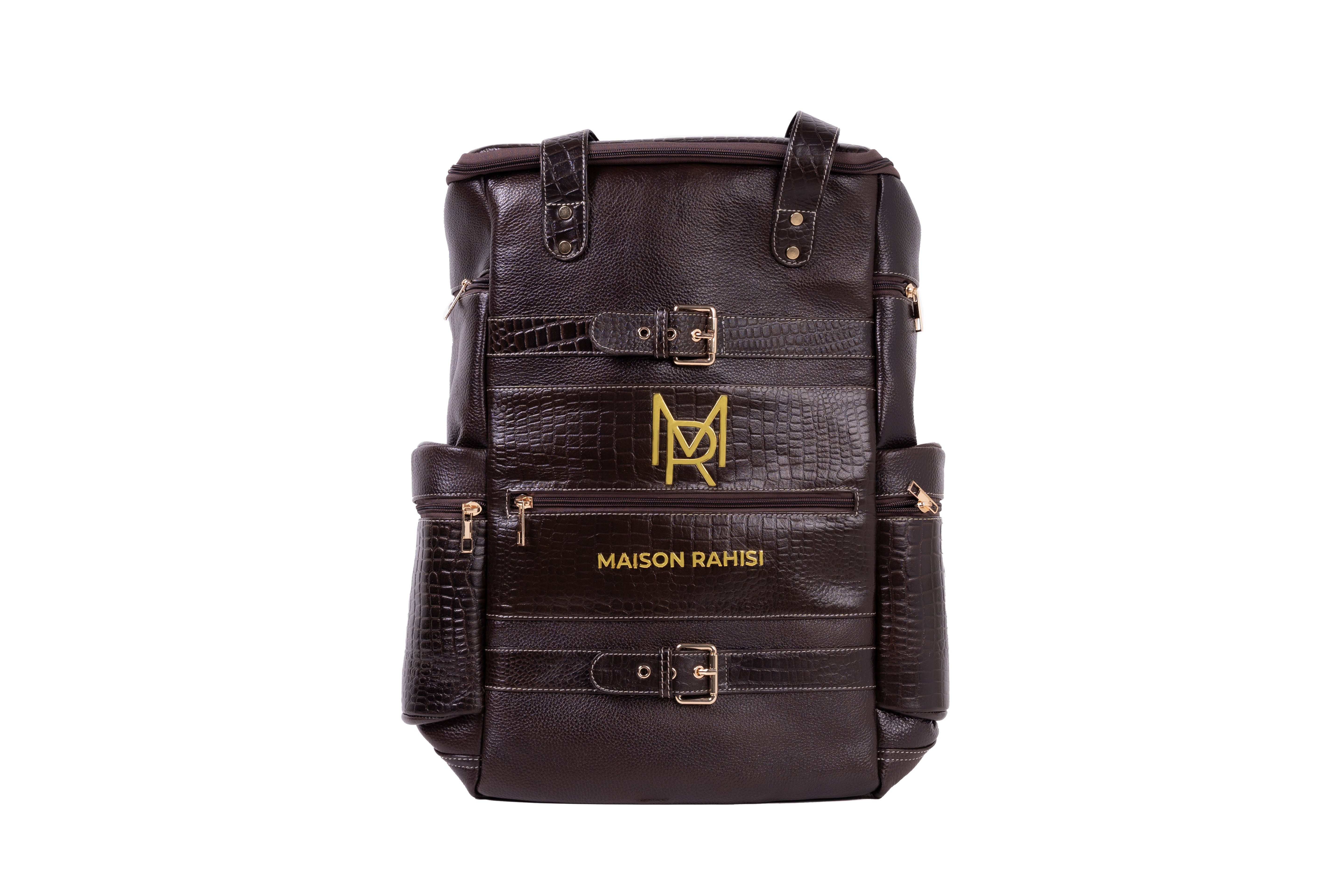 Bohemia X MR   PathFinder Dark Brown Leather Backpack