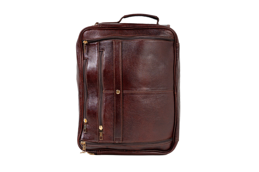 Maison Rahisi Voyager Smooth Brown Multi Utility bag