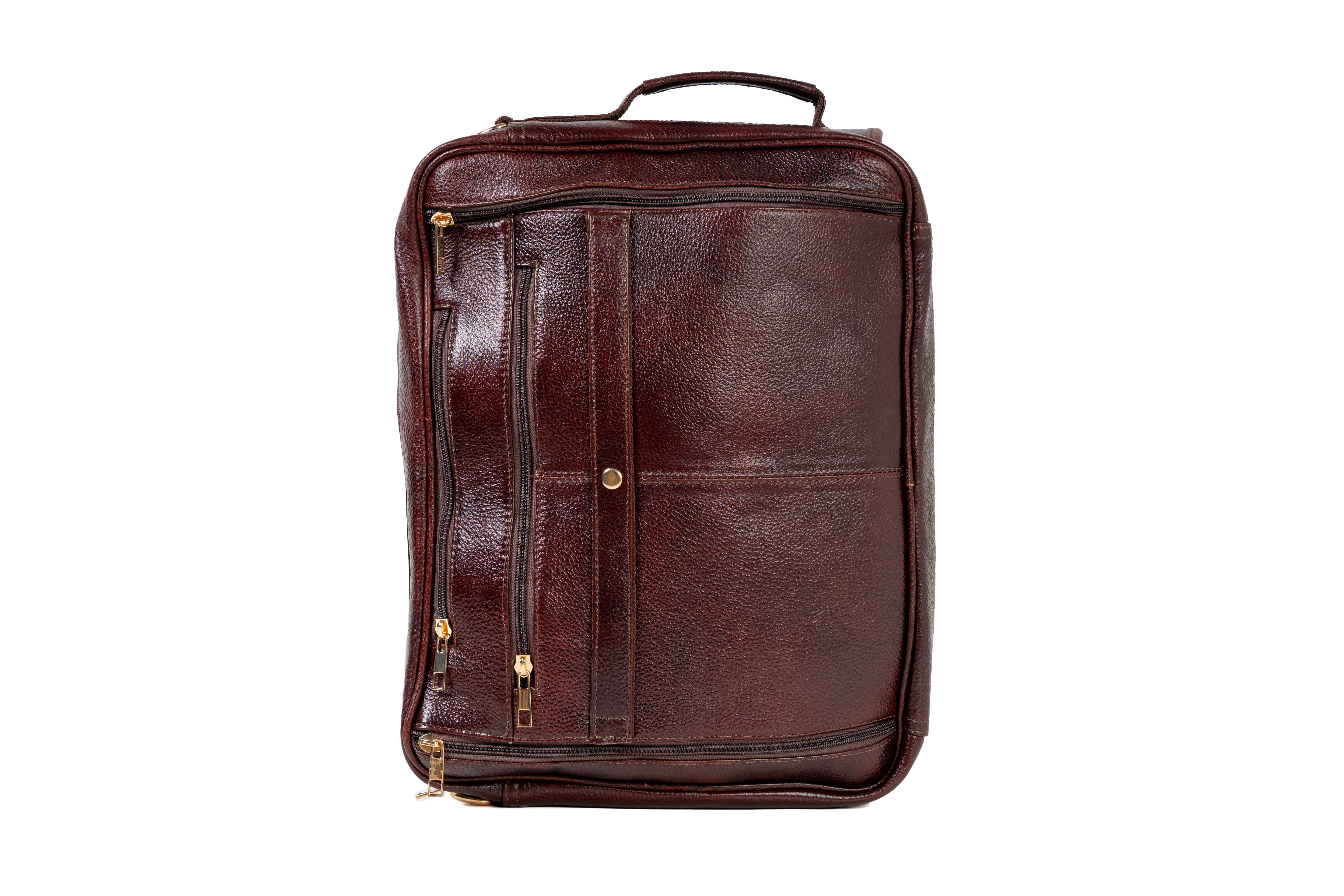 Maison Rahisi Voyager Smooth Brown Multi Utility bag